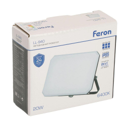 Светодиодный прожектор Feron LL-940 20W 6400K 51043