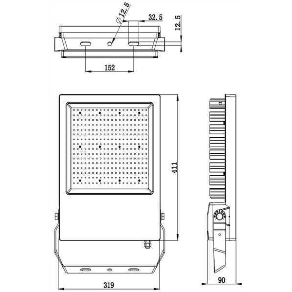 Прожектор светодиодный Deko-Light Atik 300W 5000K 732103