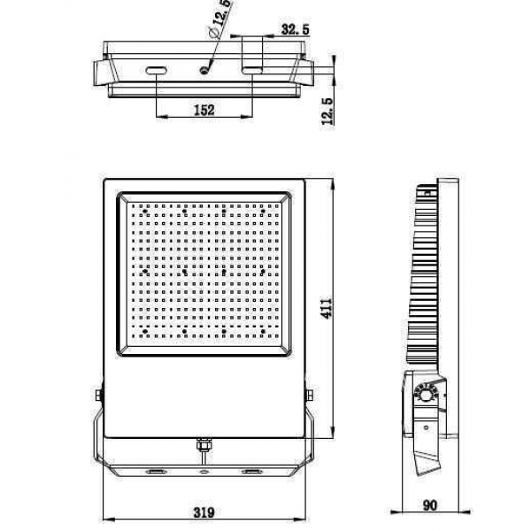 Прожектор светодиодный Deko-Light Atik 240W 5000K 732101