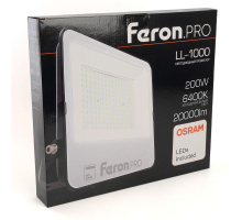 Светодиодный прожектор Feron LL-1000 200W 6400K 51016