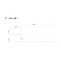 Бра Arte Lamp Sargas A2026AP-1BK