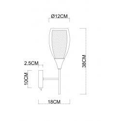 Бра Arte Lamp Barry A7951AP-1CC