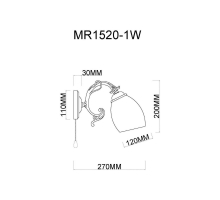 Бра MyFar Biene MR1520-1W