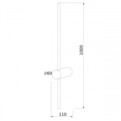 Бра Elektrostandard Cane MRL Led 1121 белый a061490