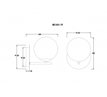 Бра MyFar Aerton MR1945-1W