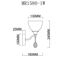 Бра MyFar Mistic MR1580-1W