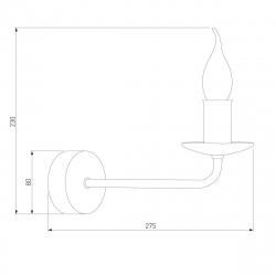 Бра TK Lighting 4611 Limal