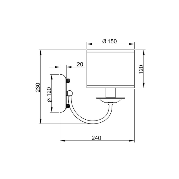 Бра Vele Luce Soprano VL4194W01