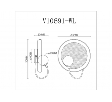 Бра Moderli Cosmi V10691-WL