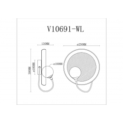 Бра Moderli Cosmi V10691-WL