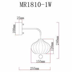 Бра MyFar Katrin MR1810-1W