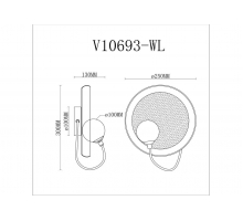 Бра Moderli Cosmi V10693-WL