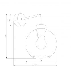 Бра TK Lighting 10245 Cubus