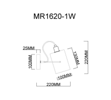 Бра MyFar Sara MR1620-1W