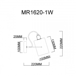 Бра MyFar Sara MR1620-1W