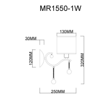 Бра MyFar Dante MR1550-1W