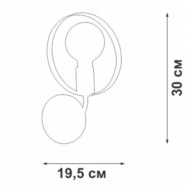 Бра Vitaluce V4379-0/1A