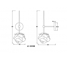 Бра MyFar Stella MR2320-1W