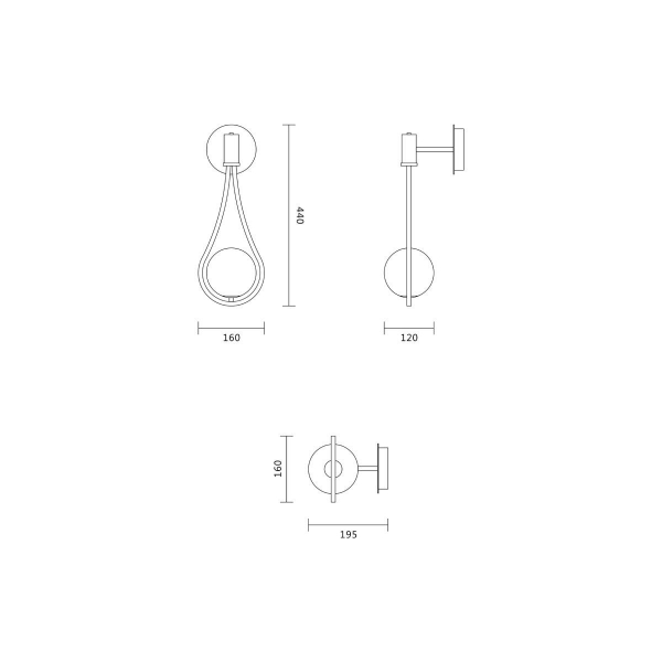 Бра Vele Luce Fleet VL5194W01