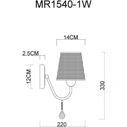 Бра MyFar Kant MR1540-1W