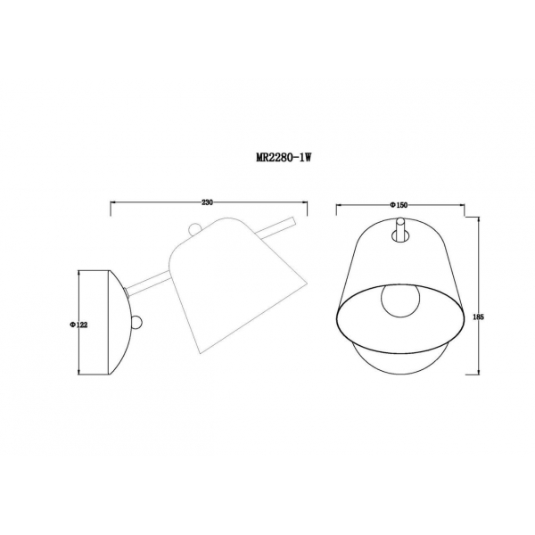 Бра MyFar Clementine MR2280-1W