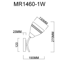 Бра MyFar Emily MR1460-1W