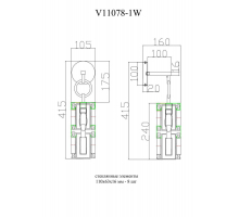 Бра Moderli Lilly V11078-1W