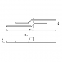 Бра Escada Rail 10219/2LED White