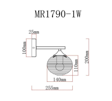 Бра MyFar Gloria MR1790-1W