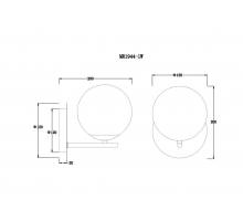 Бра MyFar Aerton MR1944-1W