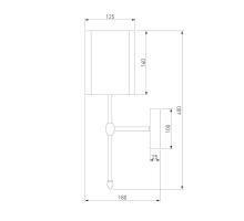 Бра Eurosvet Notturno 60162/1 черный