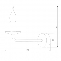 Бра TK Lighting 10244 Limal