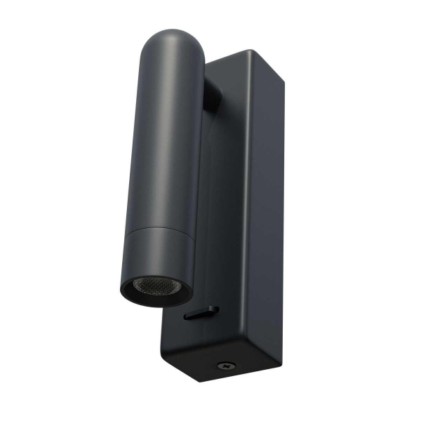 Бра 3W 180LM 3000K, черный Omega Lightstar 200737 Бра 3W 180LM 3000K, черный Omega Lightstar 200737