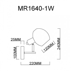 Бра MyFar Diana MR1640-1W