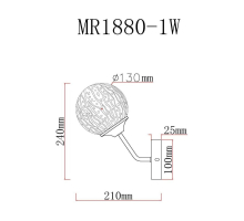 Бра MyFar Camilla MR1880-1W