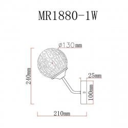 Бра MyFar Camilla MR1880-1W