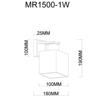 Бра MyFar Eileen MR1500-1W