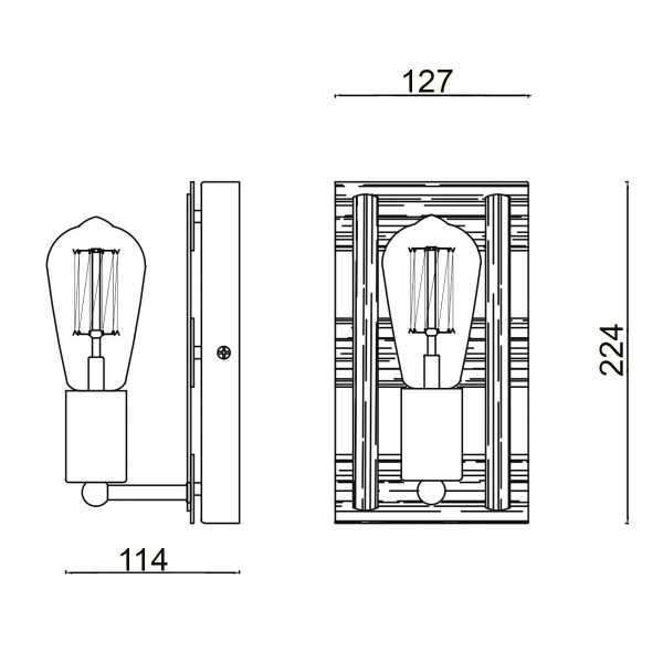 Бра Vele Luce Shield VL6385W01