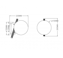 Бра MyFar Francis MR2070-1W