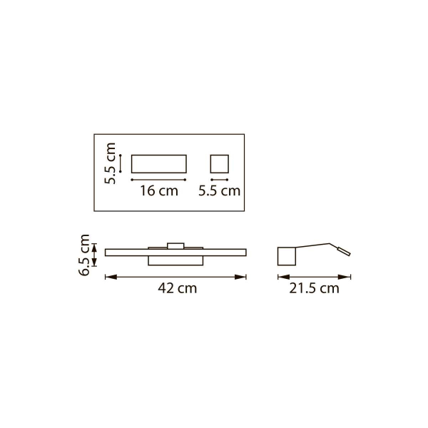 Бра/подсветка для картин (зеркал) Muro Spec Lightstar 808687-3 Бра/подсветка для картин (зеркал) Muro Spec Lightstar 808687-3