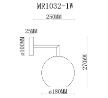 Бра MyFar Stiven MR1032-1W