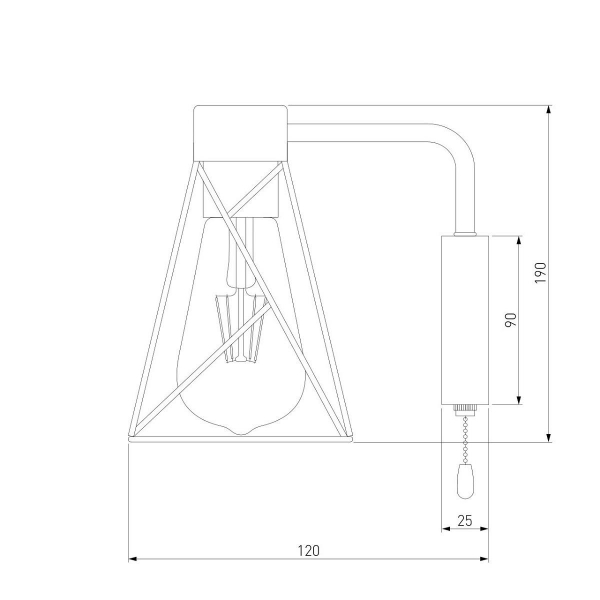 Бра Eurosvet Trappola 70107/1 белый