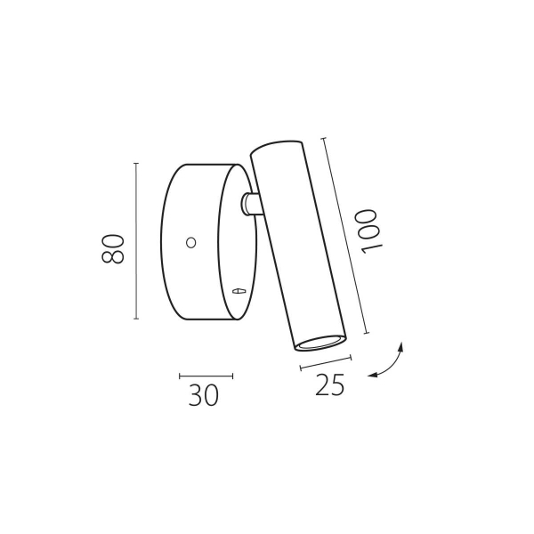 Бра 3W 170LM 4000K, белый Omega Lightstar 200547 Бра 3W 170LM 4000K, белый Omega Lightstar 200547
