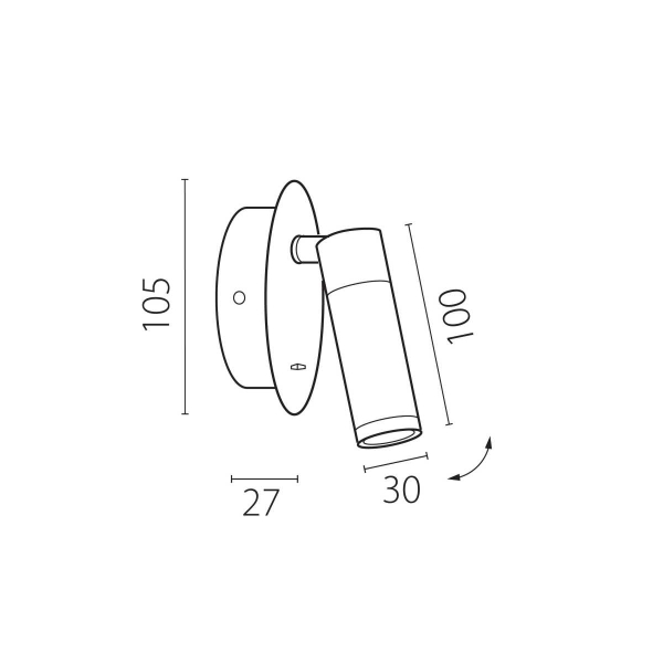 Бра 5W 260LM 3000K, белый Omega Lightstar 200636 Бра 5W 260LM 3000K, белый Omega Lightstar 200636