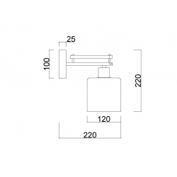 Бра MyFar Wall Bona MR1590-1C