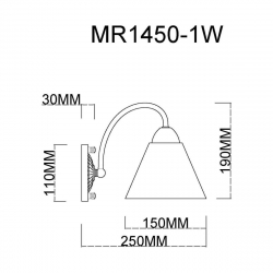 Бра MyFar Anna MR1450-1W