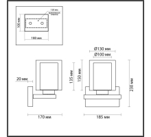 Бра Lumion RIVERLY 6524/1W