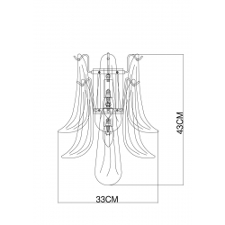 Бра Arte Lamp Maya A4072AP-2GO