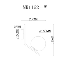 Бра MyFar Pierre MR1162-1W