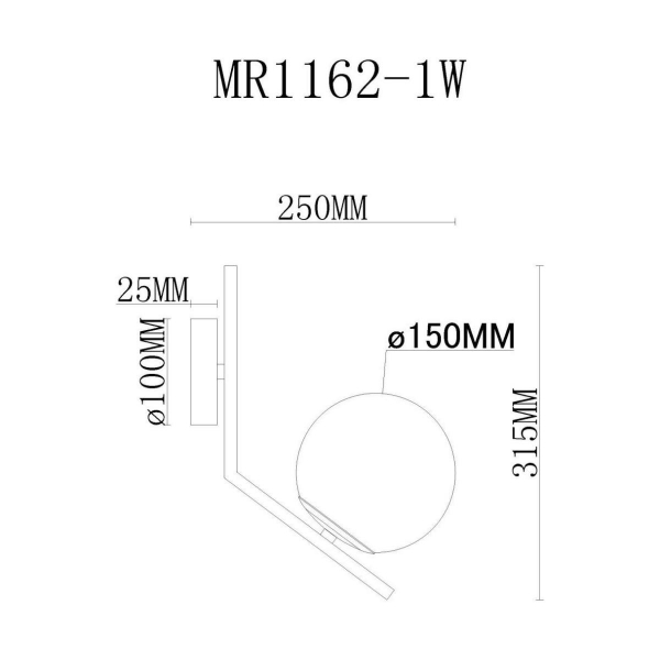 Бра MyFar Pierre MR1162-1W